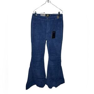 Lucky And Blessed Women’s Navy Blue Carson Corduroy Flare